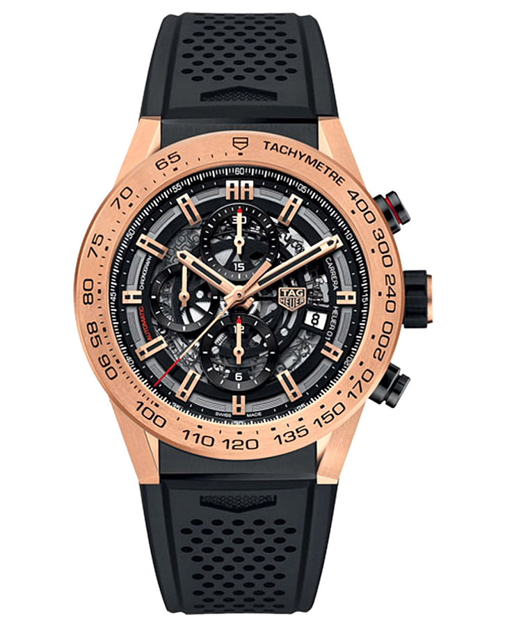 Часы TAG Heuer Carrera CAR2A5B.FT6044 — мужские, черный