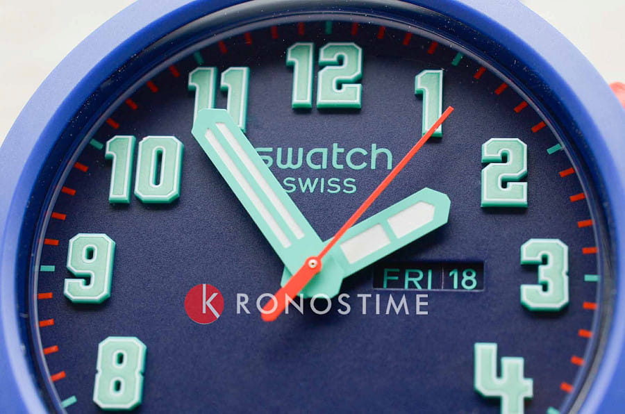 Часы Swatch Big Bold SB01N700 — силикон, мужские