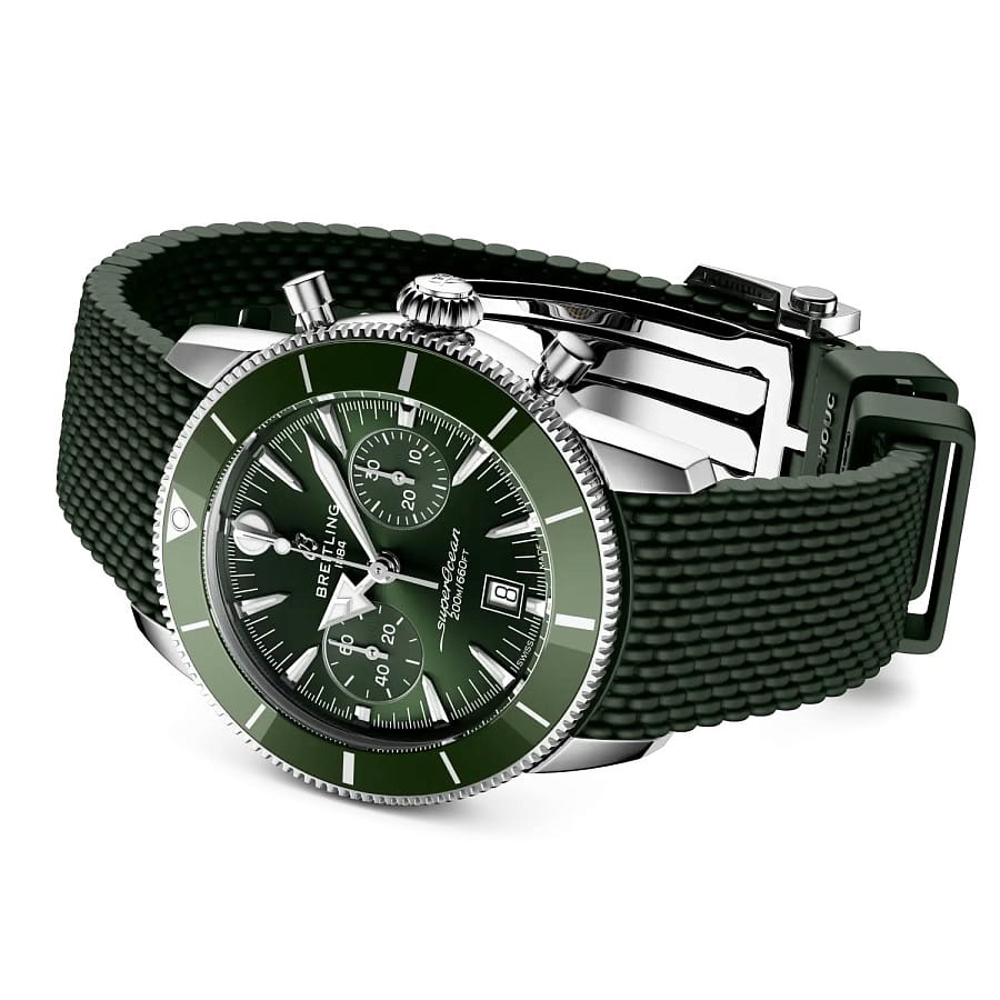 Часы Breitling Superocean Heritage B01 Chronograph 42 mm AB0156361L1S1 — сталь металл, Швейцария