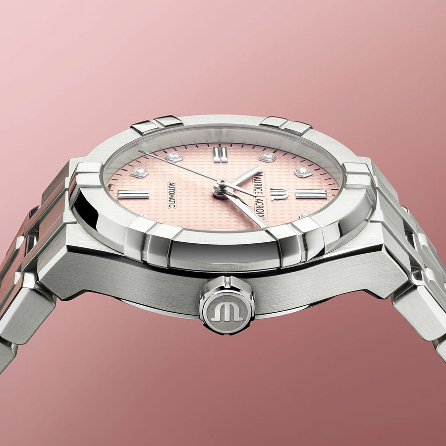 Часы Maurice Lacroix Aikon Automatic Limited Summer Edition 35 mm AI6006-SS00F-550-E — сталь, Швейцария
