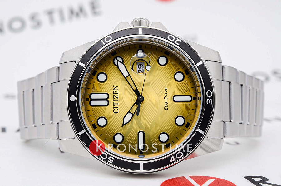 Часы Citizen Eco-Drive AW1816-89X — кварцевые, металл сталь