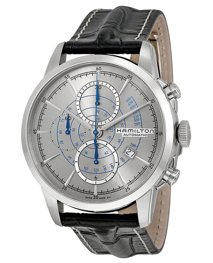 Часы Hamilton American Classic RailRoad Auto Chrono H40656781 — механические, сталь