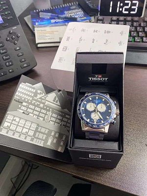 Фото покупателя: Швейцарские наручные часы Tissot SuperSport Chrono T125.617.11.041.00 с хронографом