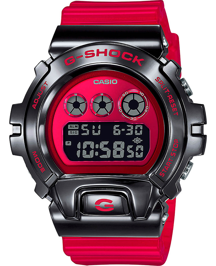 Часы Casio G-Shock GM-6900B-4ER — мужские, красный