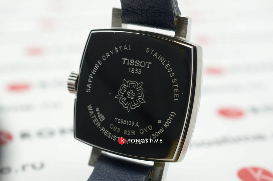 Часы Tissot Lovely Square T058.109.16.031.00 — сталь металл, кожаный