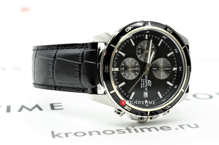 Часы Casio Edifice EFR-526L-1AVUDF (EFR-526L-1A) — кварцевые, Япония, мужские