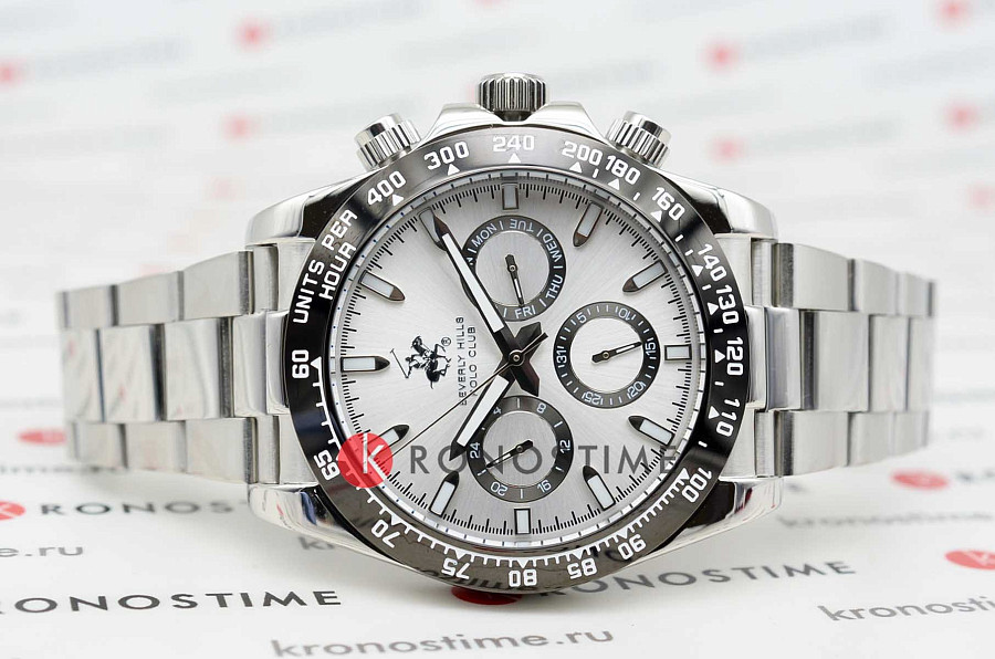 Часы Beverly Hills Polo Club Quartz BP3608X.330 — кварцевые, металл сталь