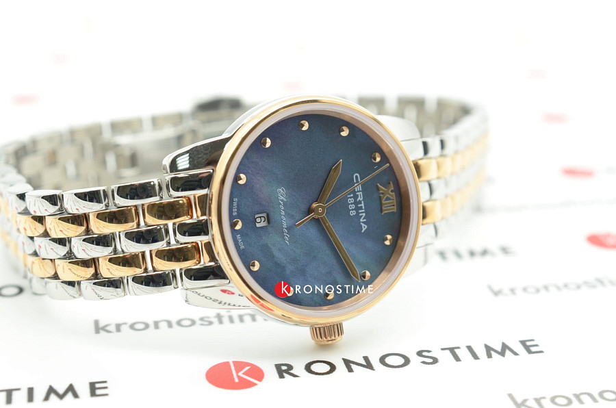 Часы Certina DS-8 Lady C033.051.22.128.00 — кварцевые, металл сталь