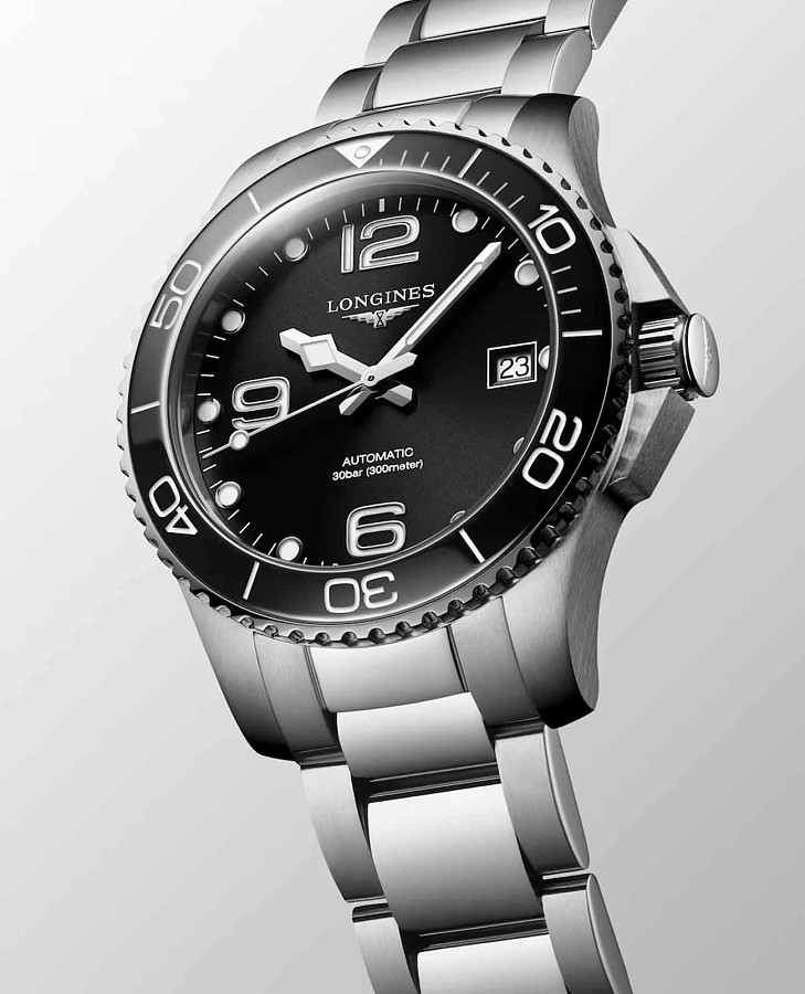 Часы Longines HydroConquest L3.780.4.56.6 — нержавеющая сталь, мужские