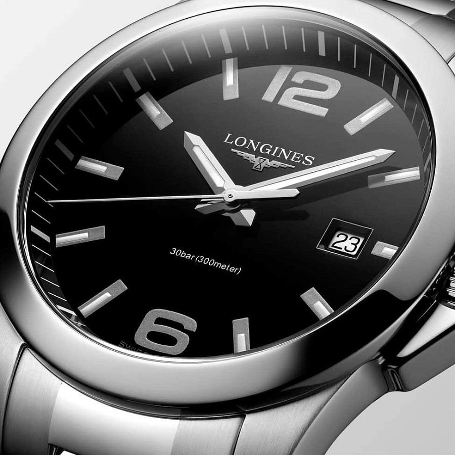 Часы Longines Conquest L3.759.4.58.6 — мужские, нержавеющая сталь
