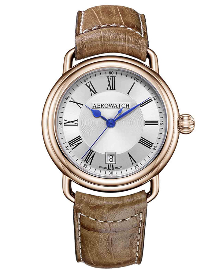Часы Aerowatch 1942 42900 RO26 — мужские, серебристый