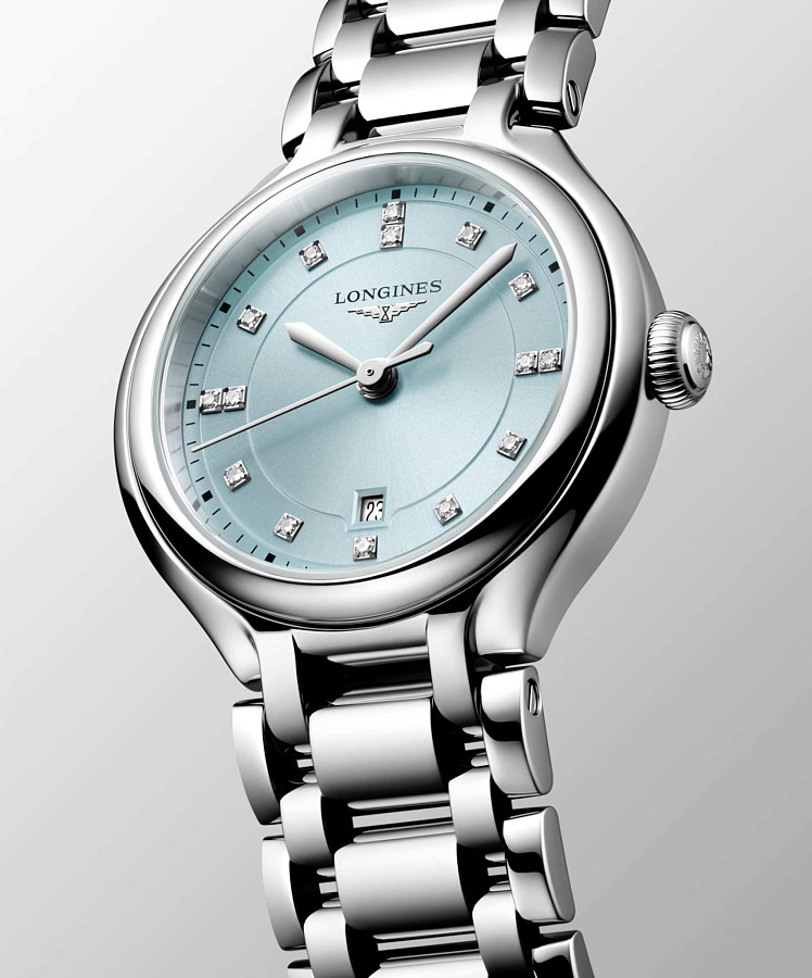 Часы Longines PrimaLuna L8.142.4.97.6 — кварцевые, сталь металл