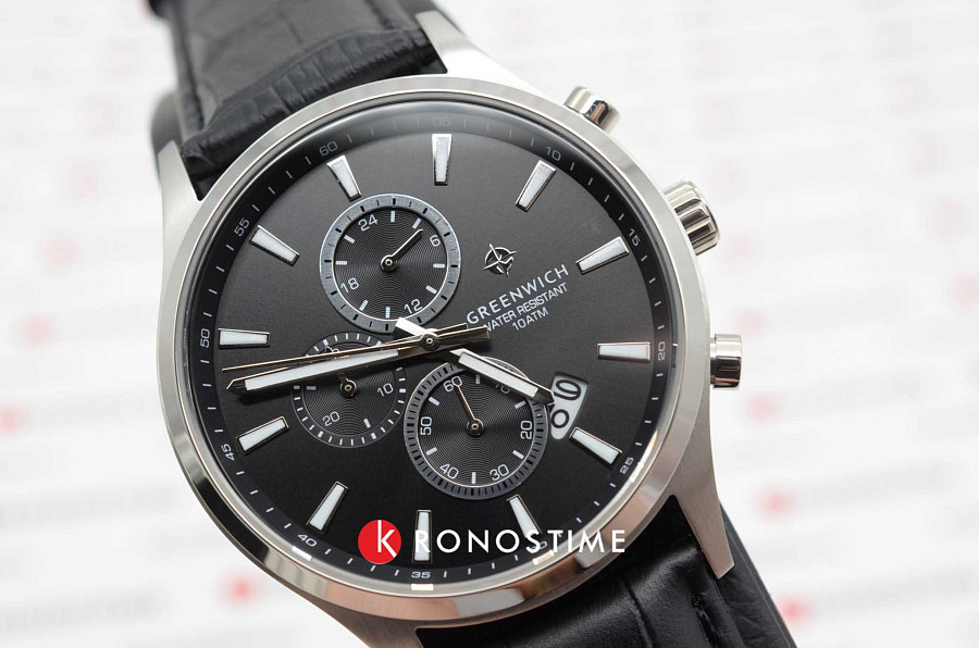 Часы Greenwich Navigator GW 053.11.31 — сталь металл, Англия
