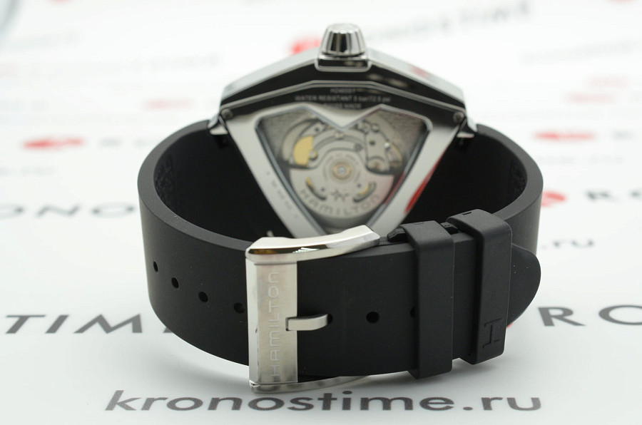 Часы Hamilton Ventura XXL Auto H24655331 — мужские, черный