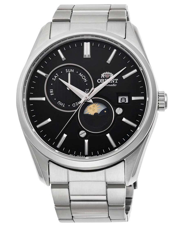 Часы Orient Sun & Moon RA-AK0307B (RN-AK0307B) — мужские, черный