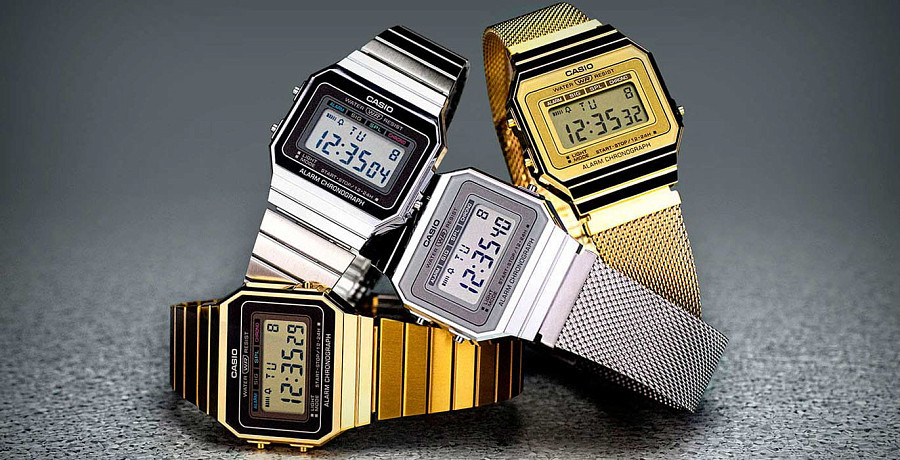 Часы Casio Collection A700WEMG-9A — Япония, кварцевые