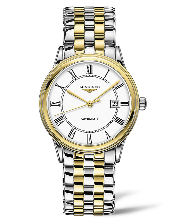 Часы Longines Flagship L4.984.3.21.7 — женские, белый