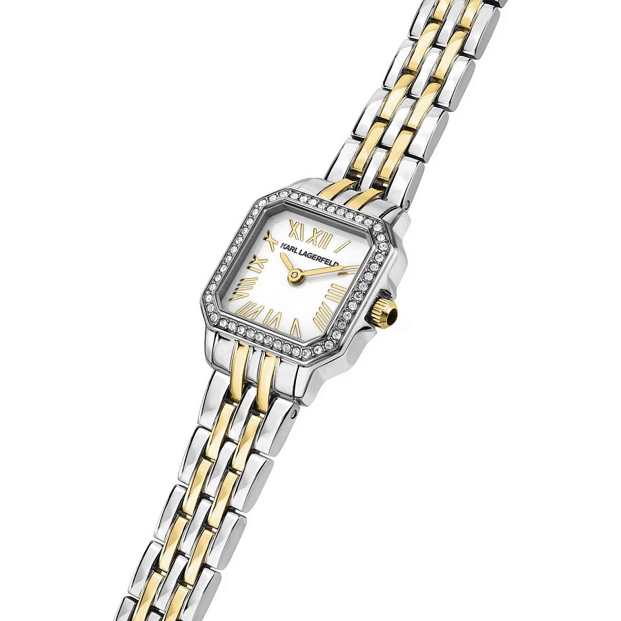 Часы Karl Lagerfeld Icon Square Mini R0553111503 — кварцевые, сталь металл