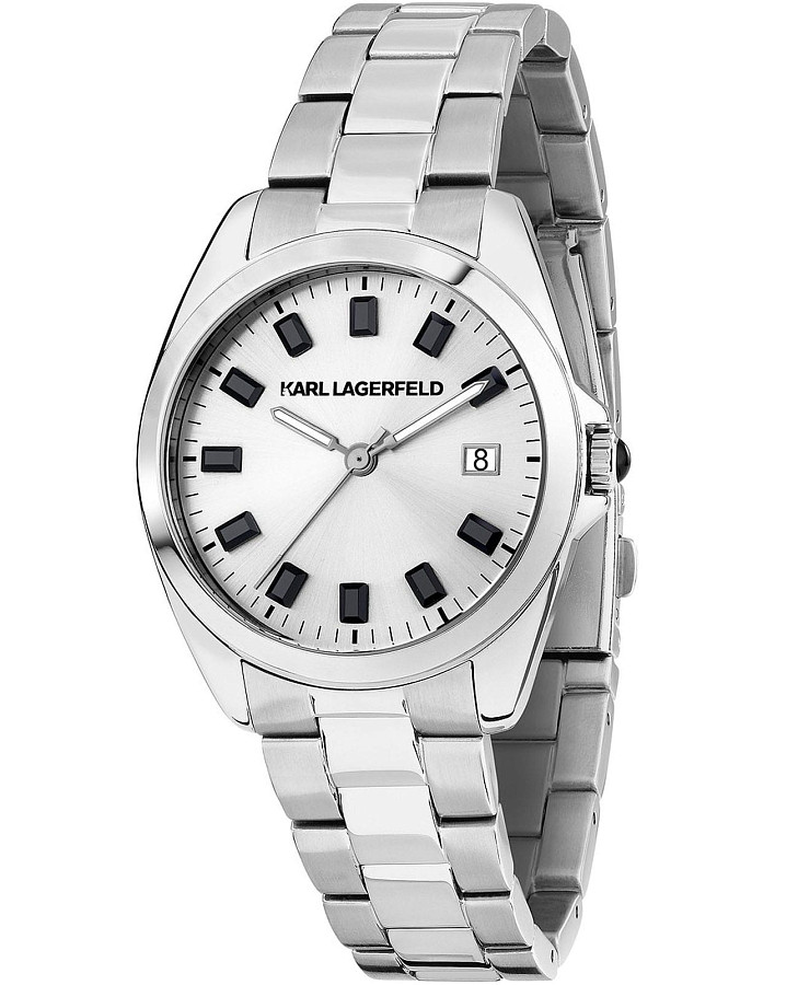 Часы Karl Lagerfeld Round Essentials R0553101514 — женские, серебристый