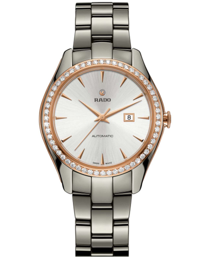 Часы Rado Hyperchrome Automatic Diamonds R32052012 — женские, серый