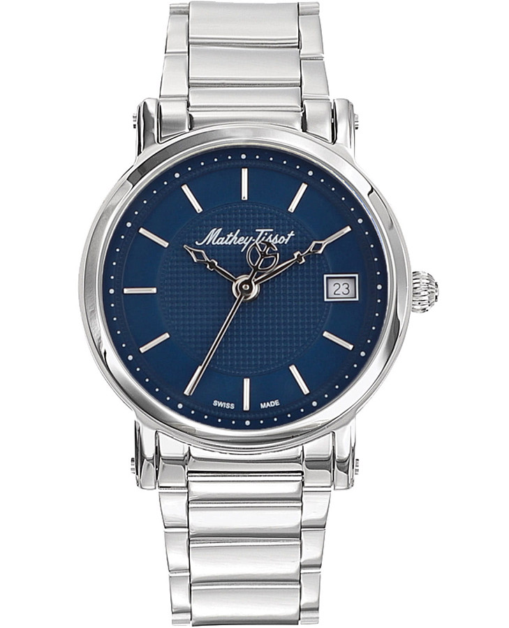 Часы Mathey-Tissot City Metal H611251MABU — мужские, синий