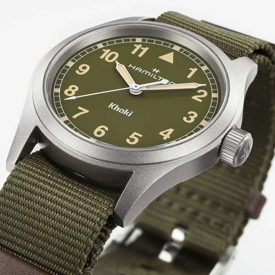 Часы Hamilton Khaki Field Quartz 38mm H69401960 — артикул H69401960, мужские