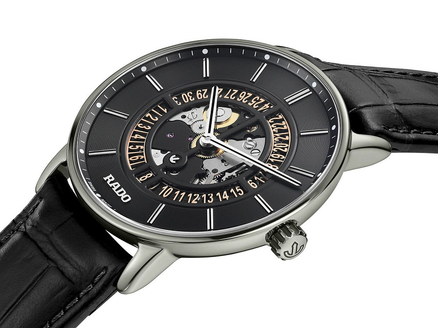 Часы Rado Diamaster Thinline Automatic R14067176 — керамика металл, Швейцария