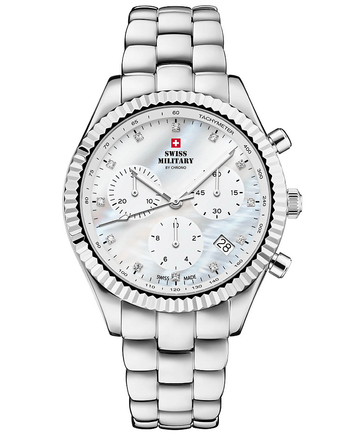Часы Swiss Military by Chrono SM30207.02 — женские, перламутровый