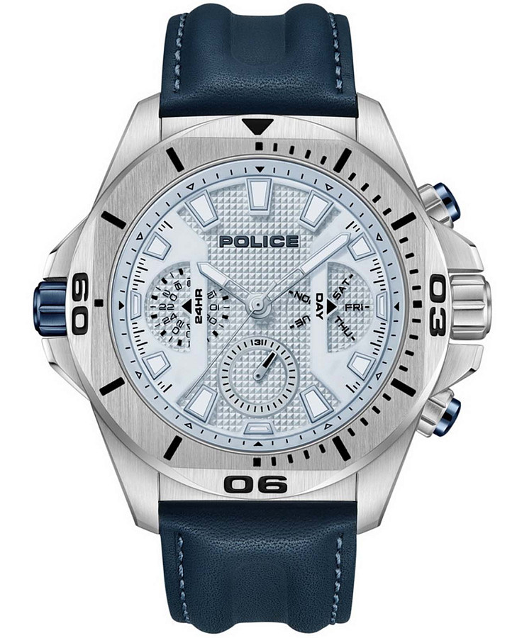 Часы Police Electrical PEWJF0022503 — мужские, голубой