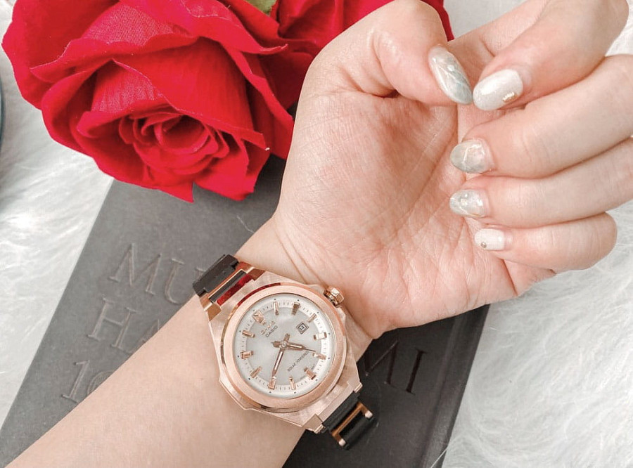 Часы Casio Baby-G MSG-S500CG-1ADR (MSG-S500CG-1A) — сталь металл, Япония