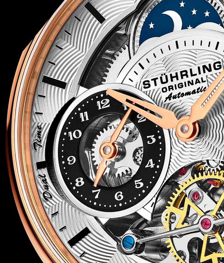 Часы Stuhrling Legacy 943A.03 — мужские, кожаный