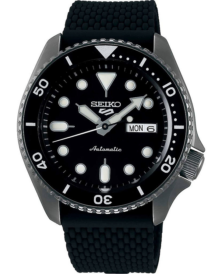 Часы Seiko 5 Sports SRPD65K2 — мужские, черный