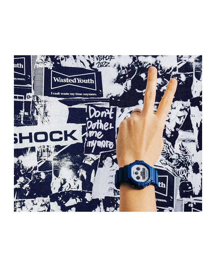 Часы Casio G-Shock DW-5900WY-2DR — мужские, синий