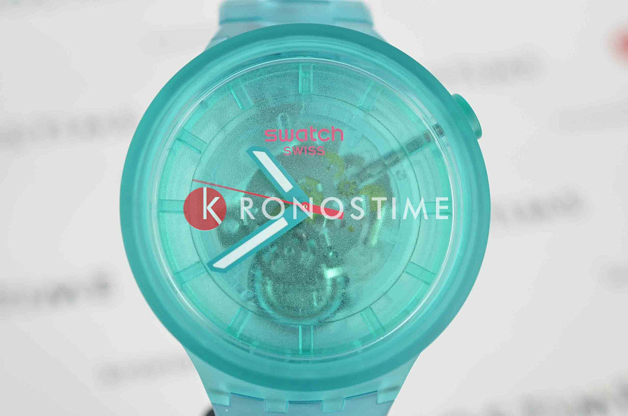 Часы Swatch Big Bold Biosourced Lacquered SB05L101 — кварцевые, пластик