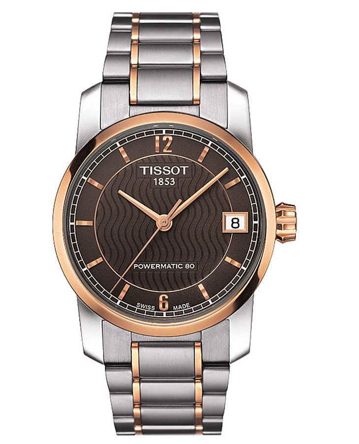 Часы Tissot T-Classic Titanium T087.207.55.297.00 — женские, коричневый