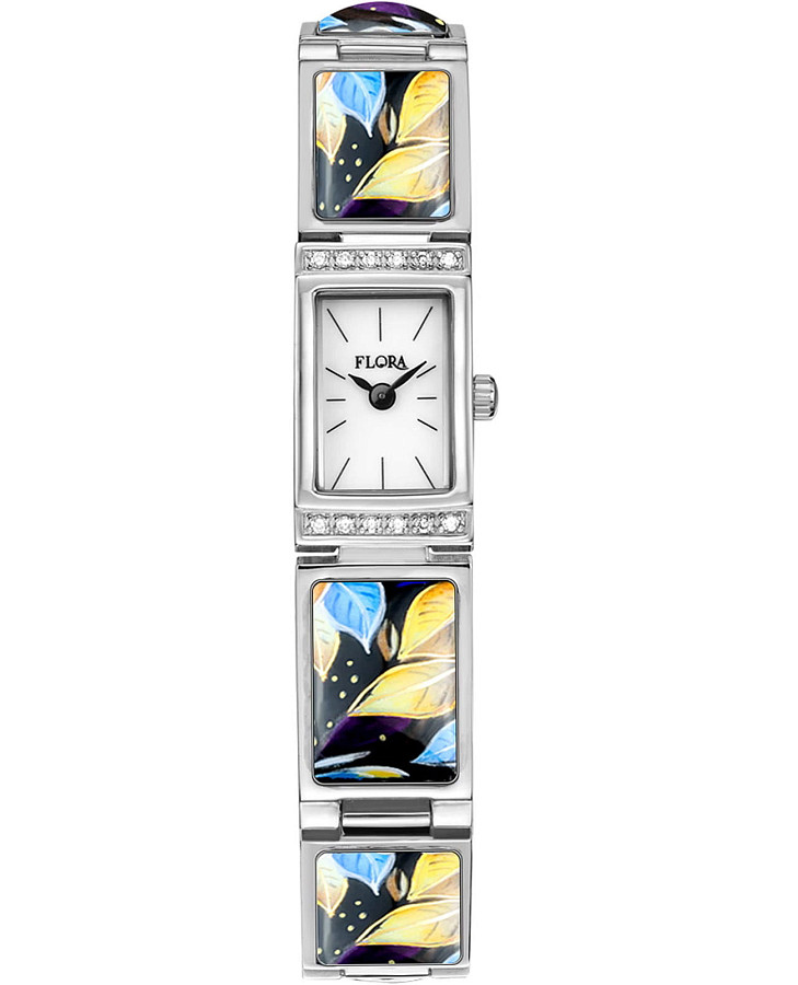 Часы УЧЗ Flora 1141F-7 — женские, белый