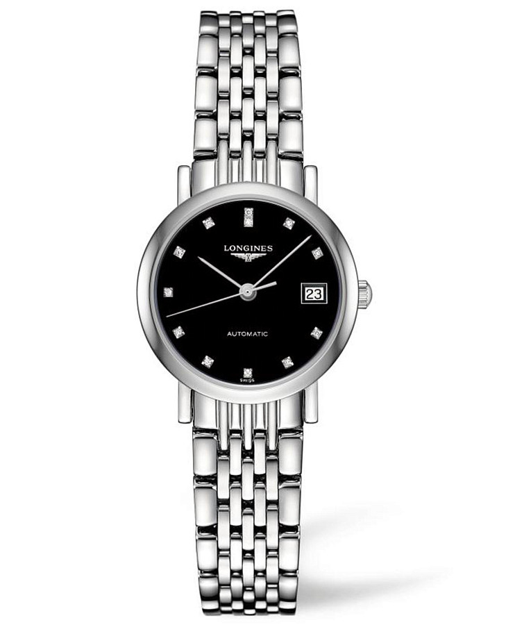 Часы Longines Elegant Collection L4.309.4.57.6 — мужские, черный