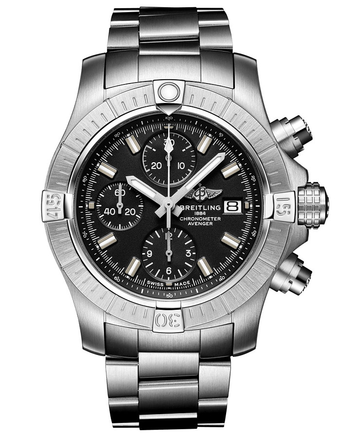 Часы Breitling Avenger Chronograph 43 A13385101B1A1 — мужские, синий
