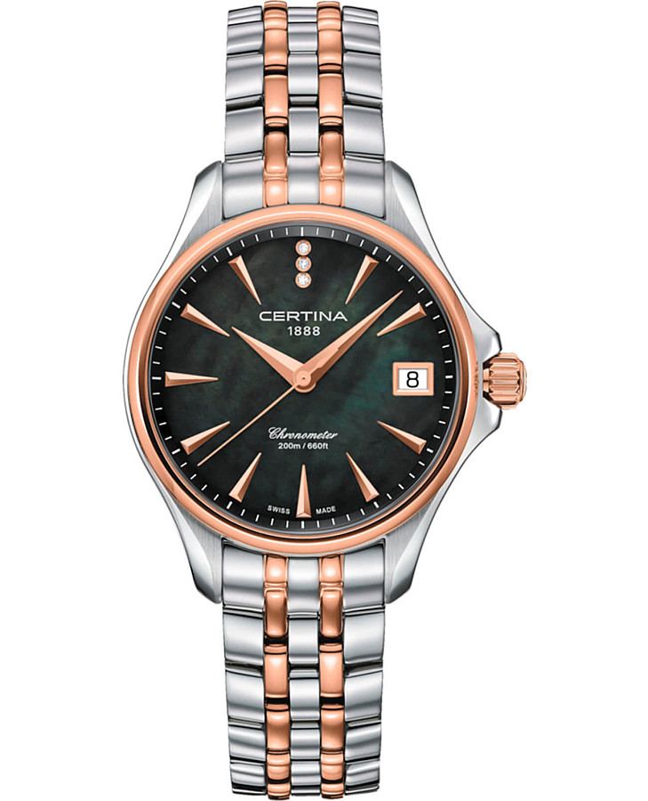 Часы Certina DS Action Lady Diamonds C032.051.22.126.00 — женские, черный