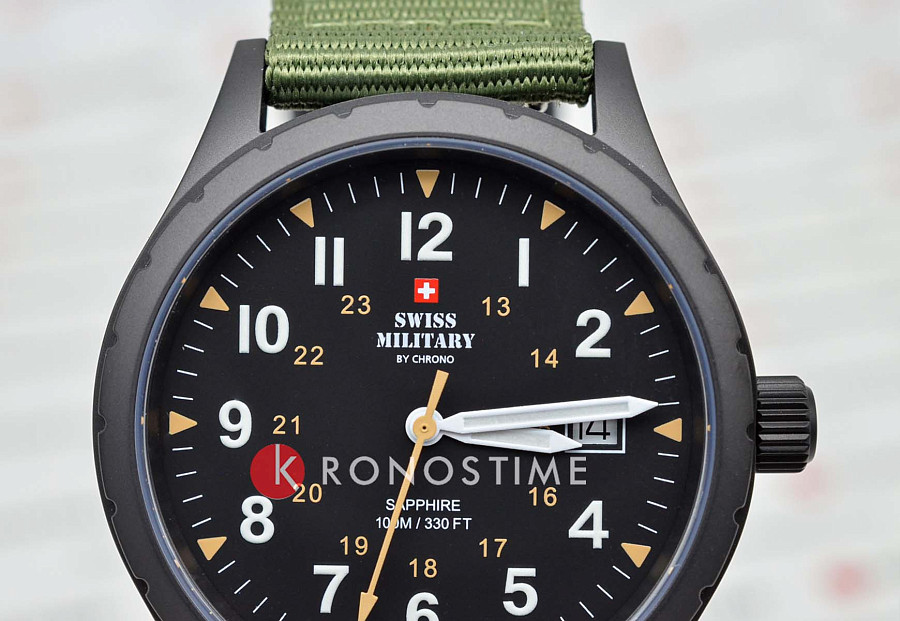Часы Swiss Military by Chrono Classic Army SM34108.07 — металл сталь, Швейцария