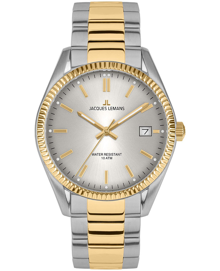 Часы Jacques Lemans 50-3J — мужские, серебристый