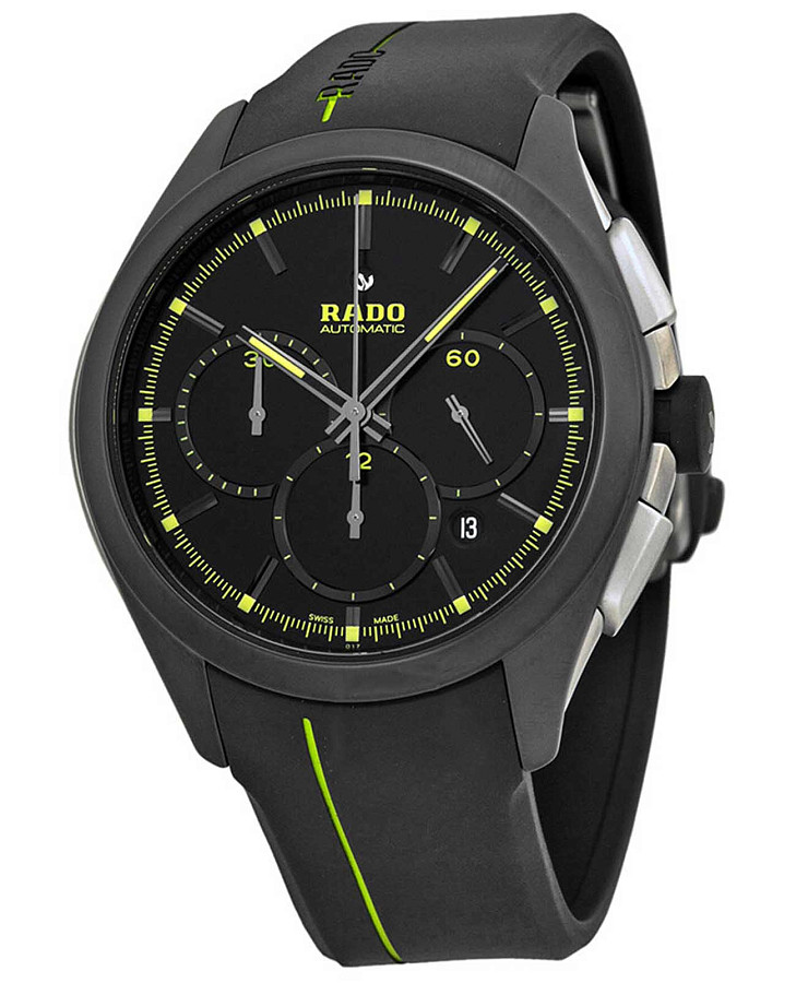 Часы Rado HyperChrome Automatic Chronograph R32525179 — мужские, каучук