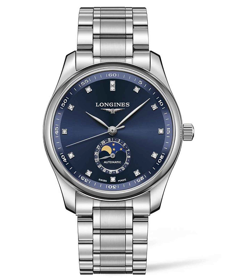 Часы Longines Master Collection L2.909.4.97.6 — мужские, синий