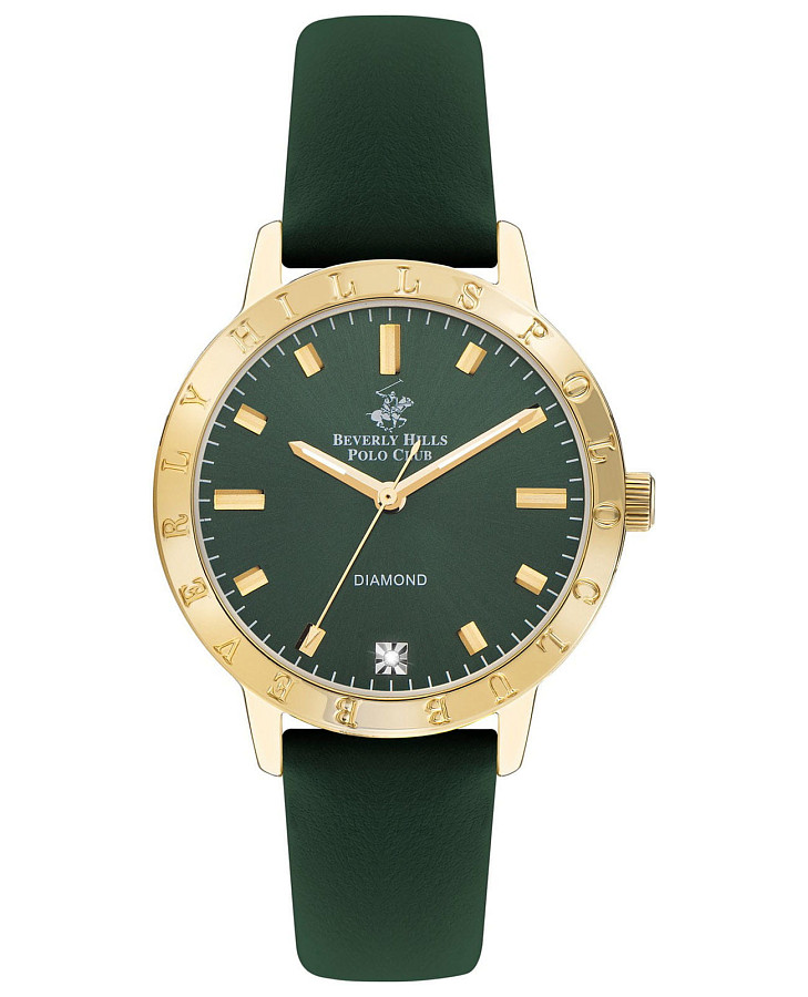 Часы Beverly Hills Polo Club BP3387C.177 — женские, зеленый