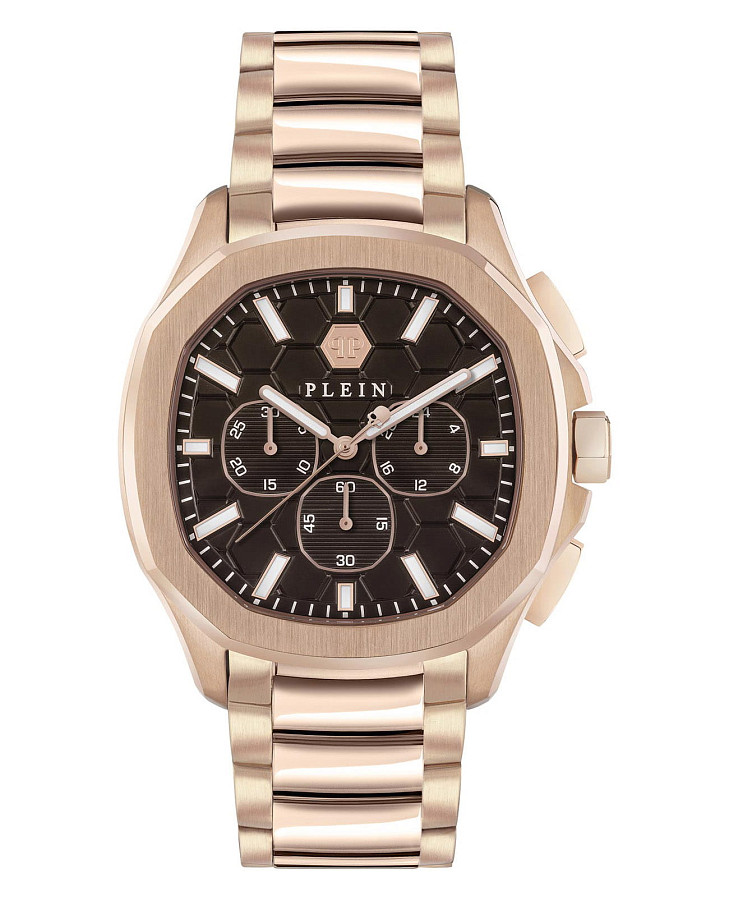 Часы Philipp Plein Plein Philipp PWSAA0623 — мужские, коричневый