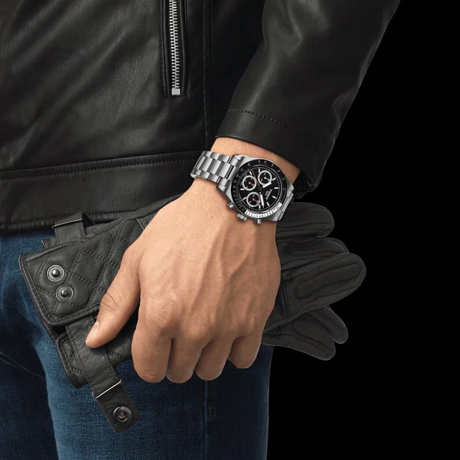Часы Tissot PRS 516 Mechanical Chronograph T149.459.21.051.00 — артикул T1494592105100, мужские