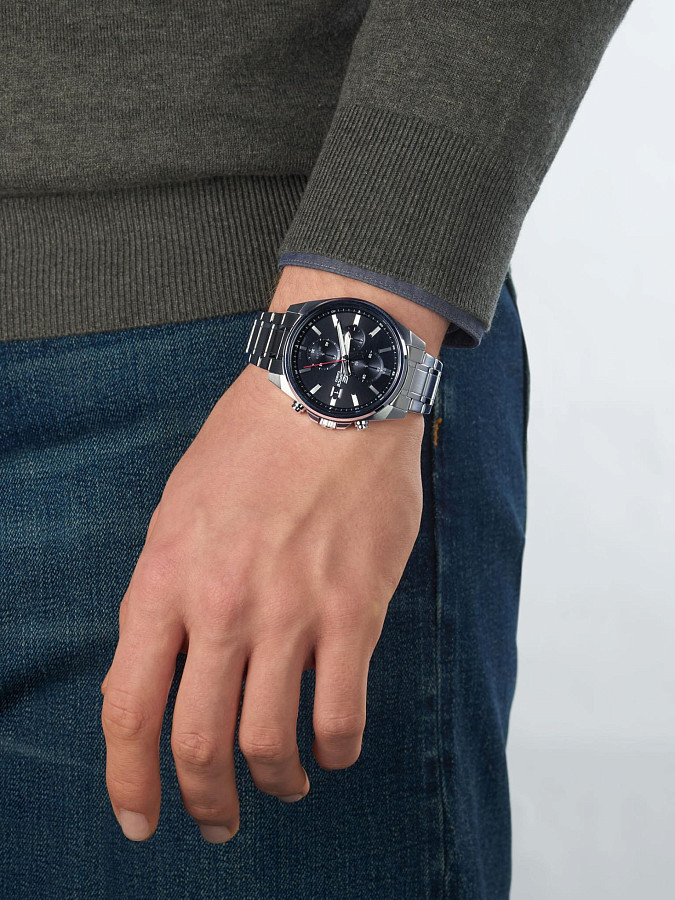 Часы Casio Edifice EFV-610D-1AVUDF (EFV-610D-1A) — кварцевые, Япония, мужские