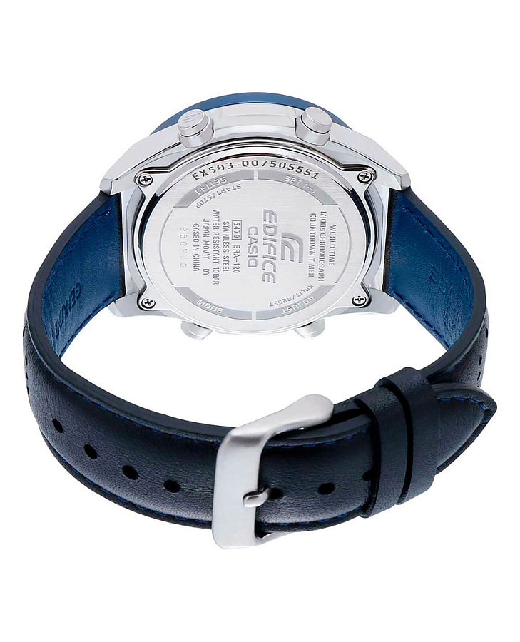 Часы Casio Edifice ERA-120BL-2A — черный, сталь металл