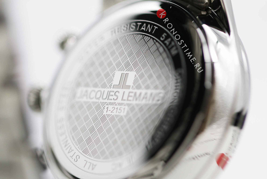 Часы Jacques Lemans Venice 1-2151L — розовый, сталь металл