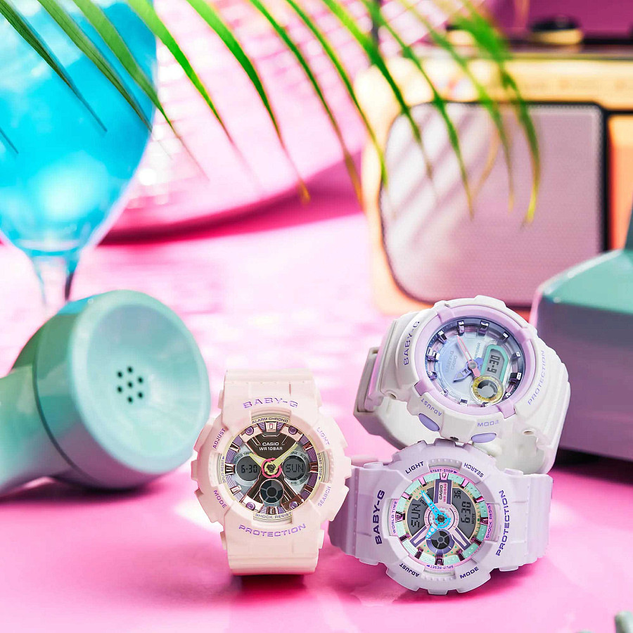 Часы Casio Baby-G BGA-280PM-7A — Япония, кварцевые